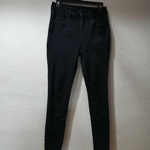American Eagle size 6 dream stretch hi rise jegging  Black Skinny Jeans